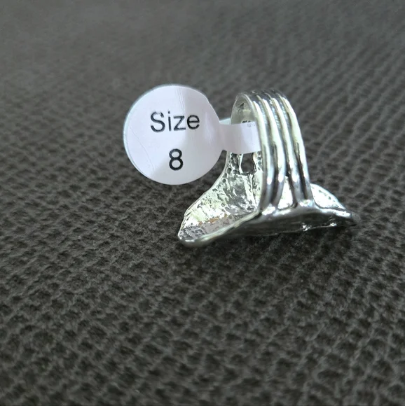 Noa Zuman Sterling Silver🤍 Embossed Bird🐦 Ring💍 - Picture 6 of 16